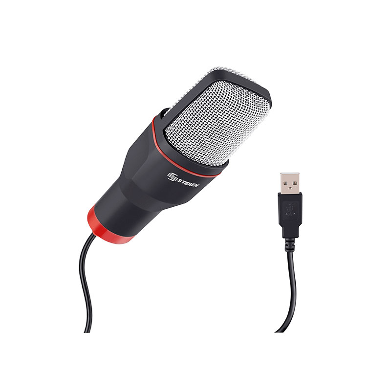 Micrófono USB Condensador PC Computadora Steren