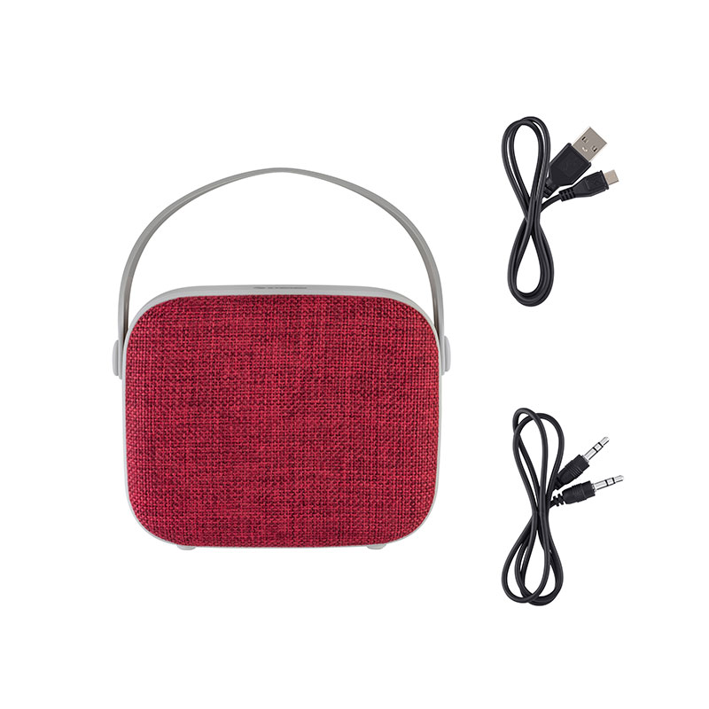 Bocina Bluetooth Handbag Rojo Agarradera Bolso Mano Steren