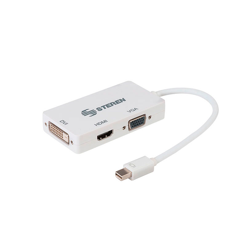 Adaptador Mini Displayport Thunderbolt A Vga Hdmi Dvi Steren