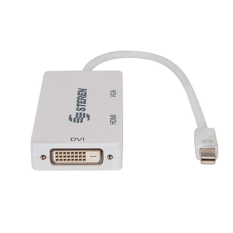 Adaptador Mini Displayport Thunderbolt A Vga Hdmi Dvi Steren
