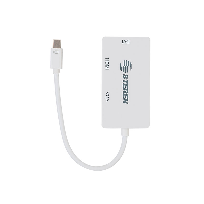 Adaptador Mini Displayport Thunderbolt A Vga Hdmi Dvi Steren