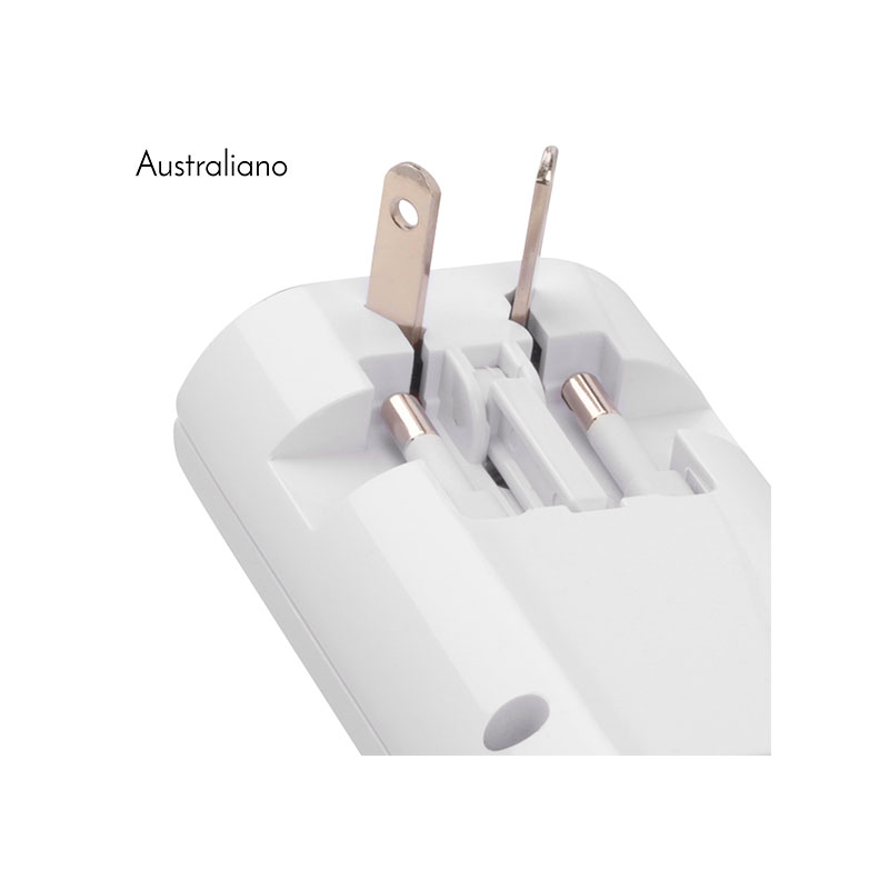 Adaptador Universal Contactos Cargador Usb Viaje Steren