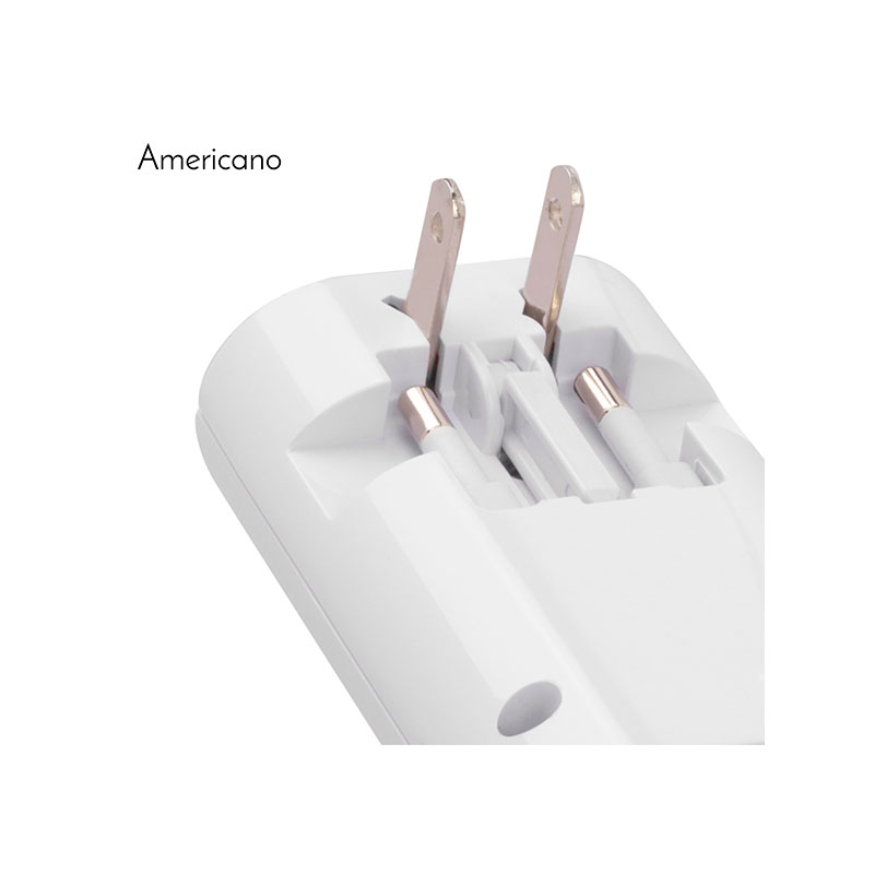 Adaptador Universal Contactos Cargador Usb Viaje Steren