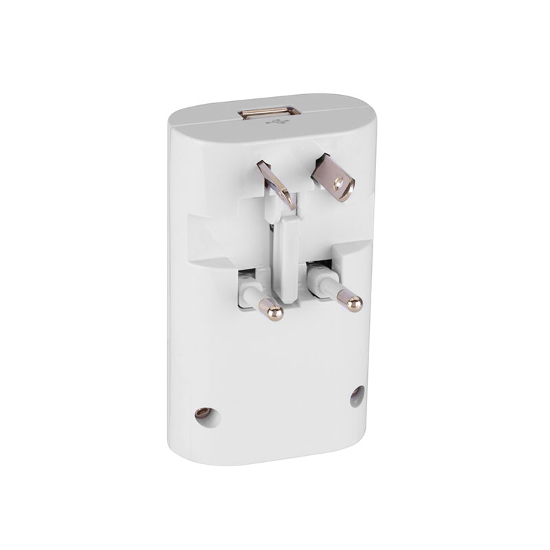 Adaptador Universal Contactos Cargador Usb Viaje Steren