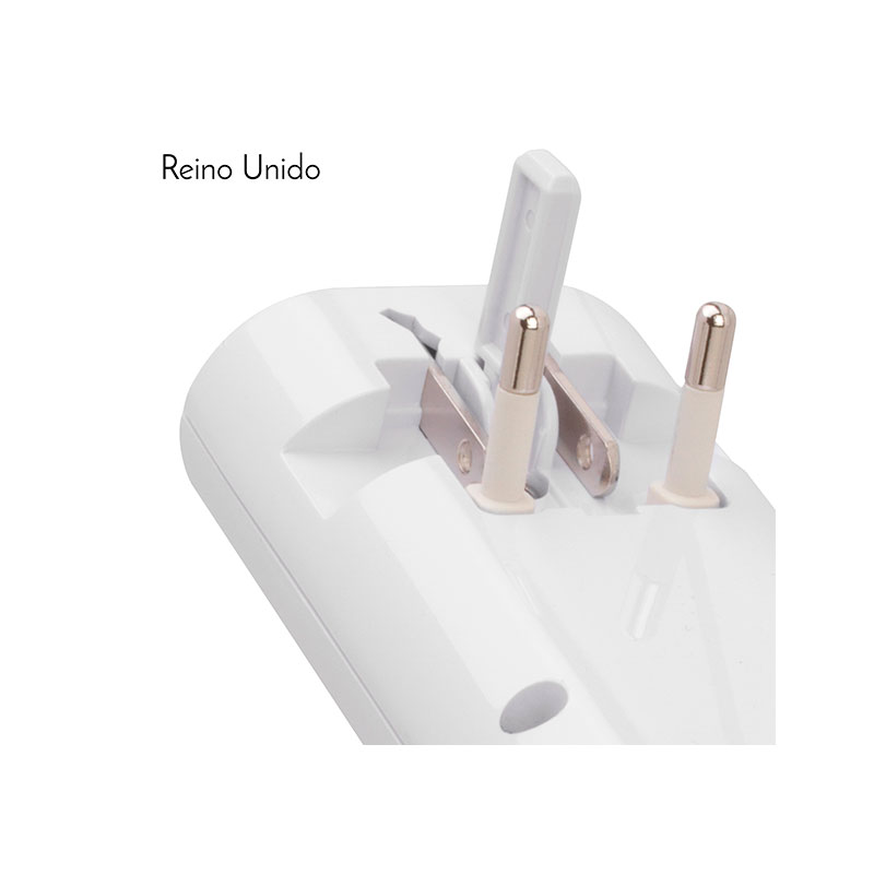 Adaptador Universal Contactos Cargador Usb Viaje Steren