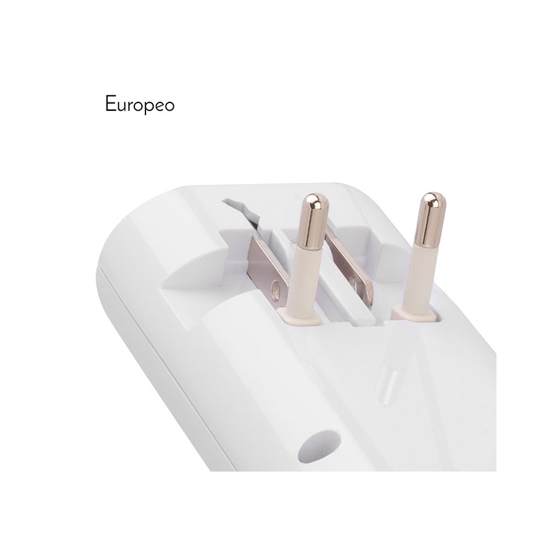 Adaptador Universal Contactos Cargador Usb Viaje Steren