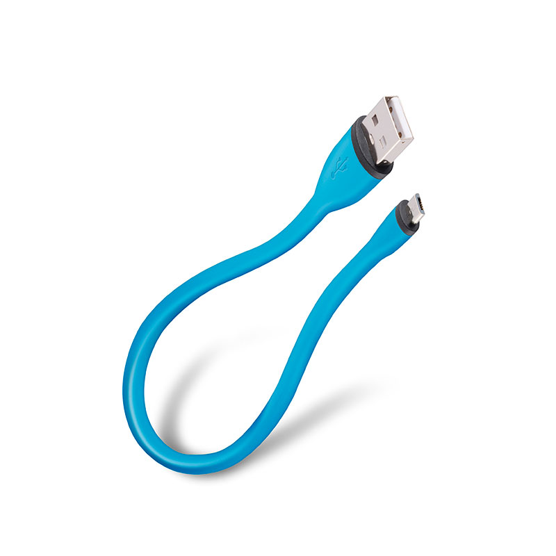 Cable Ultra Flexible Usb Azul Micro Usb Celular Steren