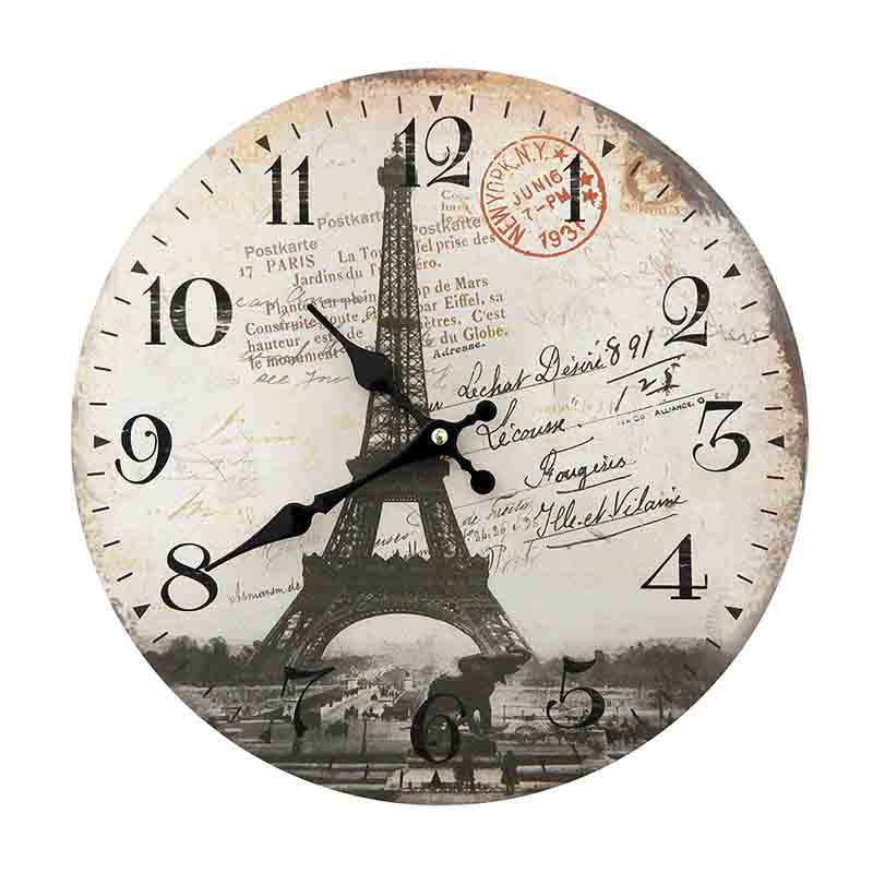 Reloj de Pared Vintage 33 cm Eiffel 