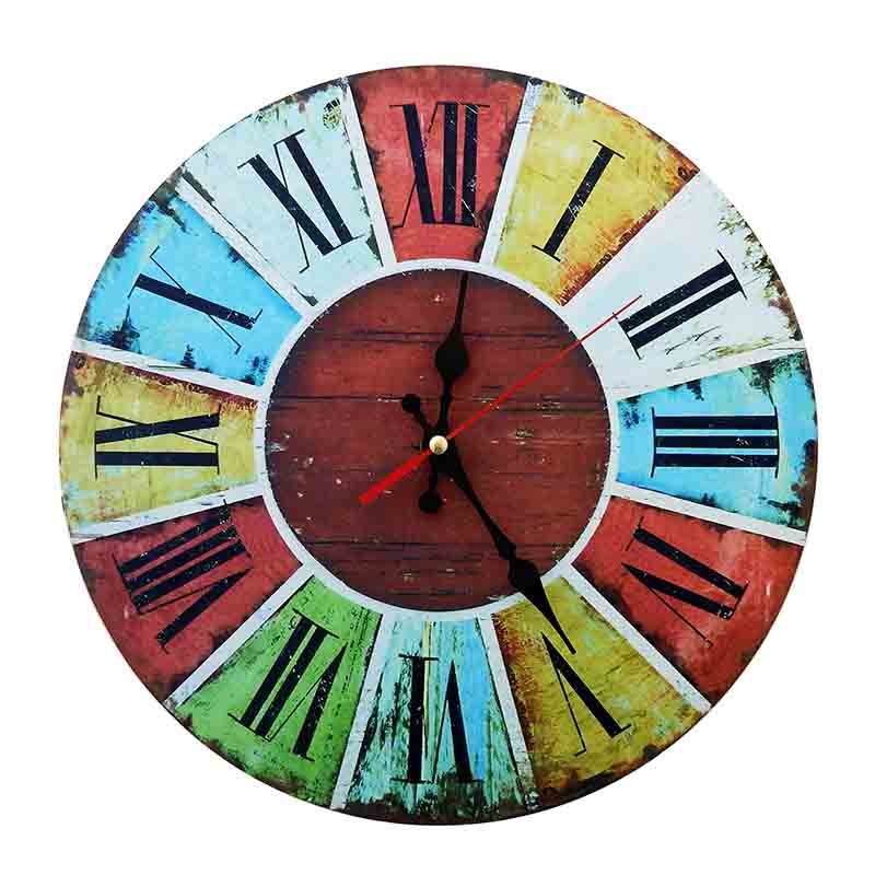 Reloj de Pared Vintage 30 cm Ruleta 