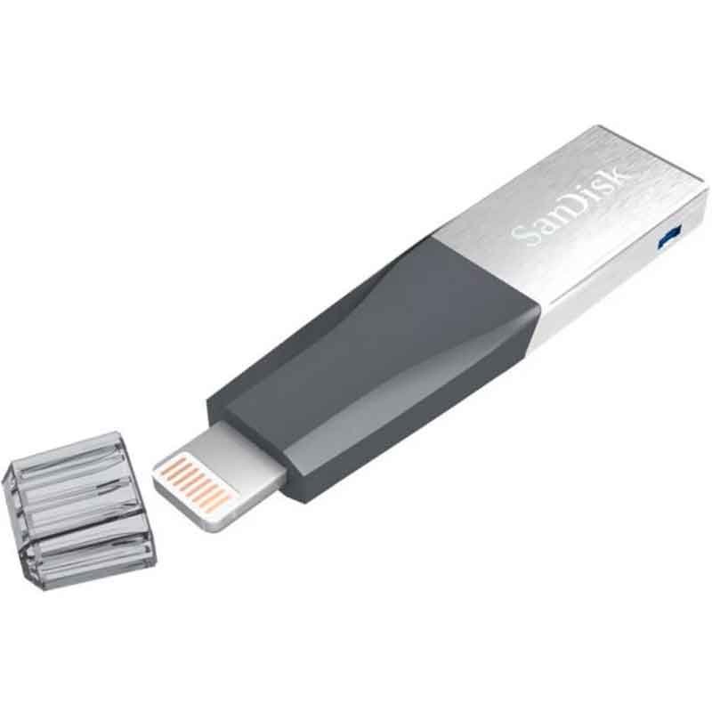 Memoria USB 64GB Sandisk iXpand Mini USB 3.0 a Lightning  SDIX40N-064G-GN6NN 