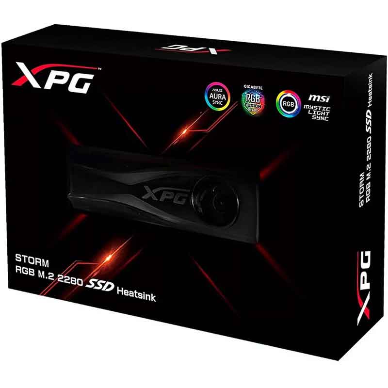 Disipador SSD M.2 2280 STORM RGB ADATA XPG PCIe ASTORM-C
