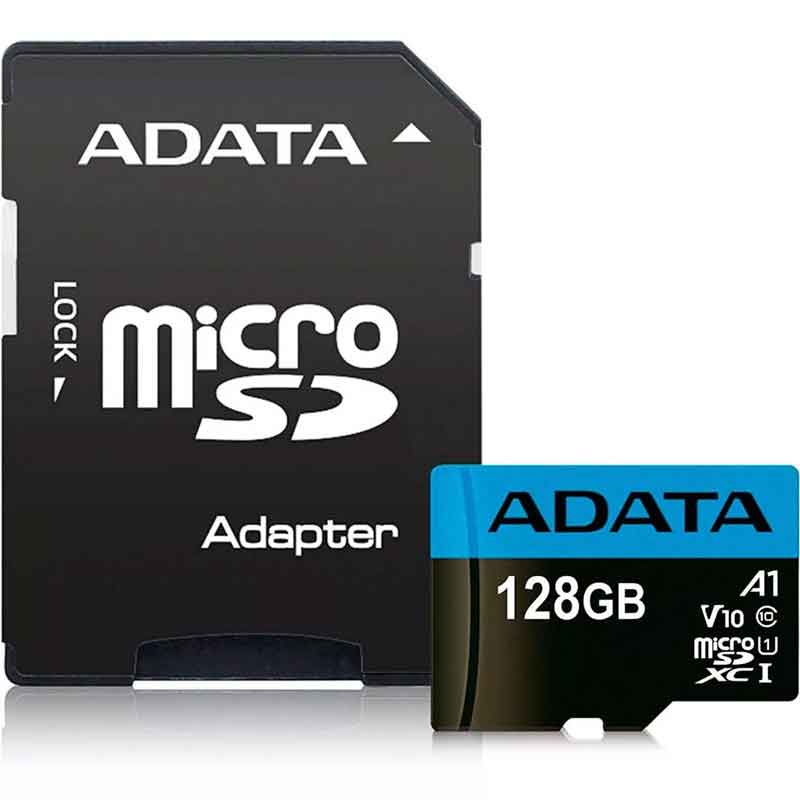 Memoria Micro Sdxc 128Gb Adata Clase 10 Juegos A1 Video Full Hd V10 Ausdx128Guicl10A1Ra1