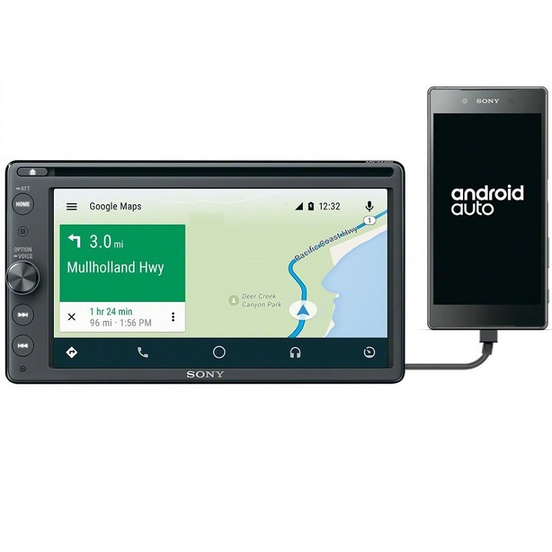 Autoestereo Sony Bluetooth Pantalla Xav-ax200 Iphone Carplay Android Auto DVD