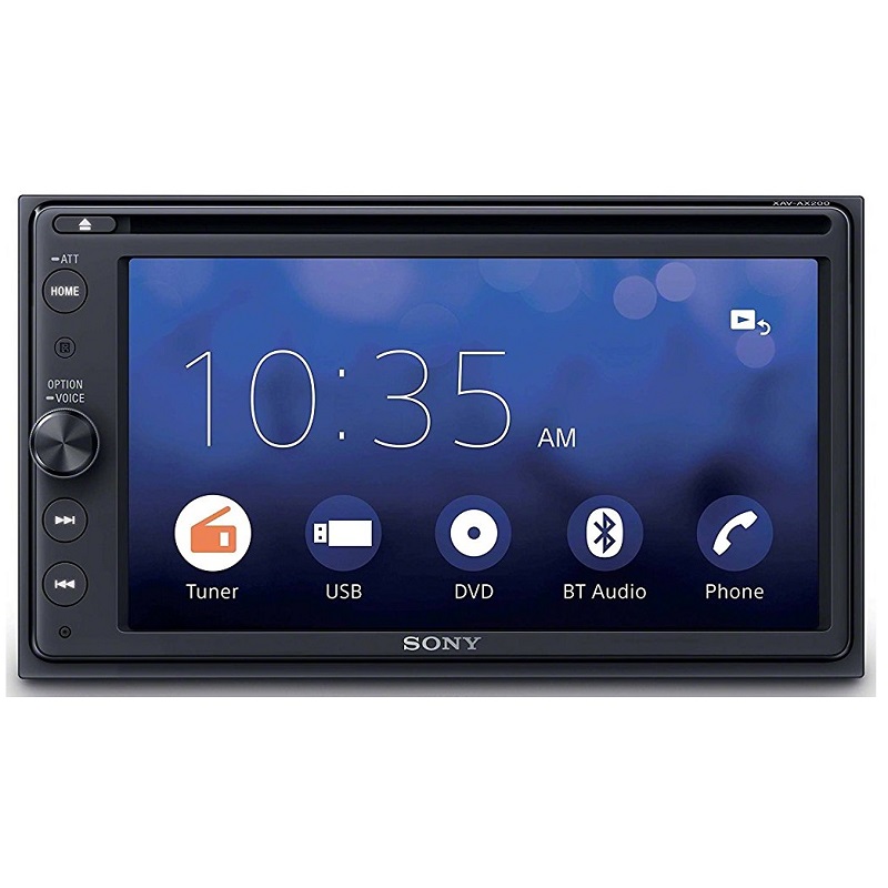 Autoestereo Sony Bluetooth Pantalla Xav-ax200 Iphone Carplay Android Auto DVD