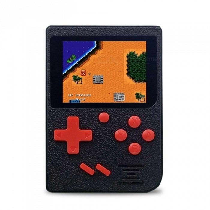 Game Boy Portátil con 300 Juegos Cargados Color Negro y Rojo