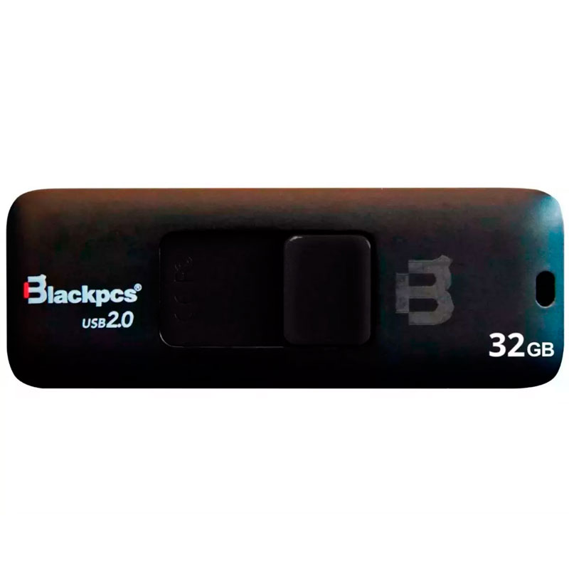 Memoria Usb 32gb Blackpcs Mu2101bl-32 Flash Drive Negro