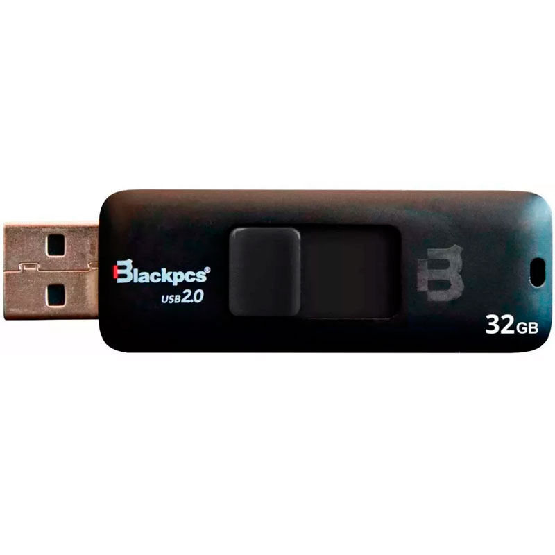 Memoria Usb 32gb Blackpcs Mu2101bl-32 Flash Drive Negro