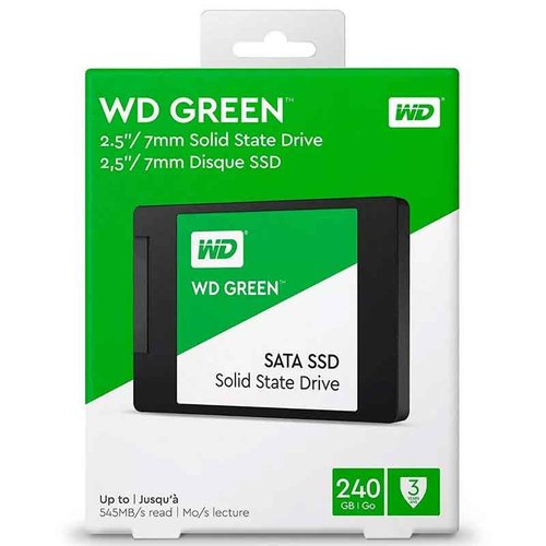 Estado Solido SSD 240GB Western Digital Green Laptop PC 2.5 WDS240G2G0A