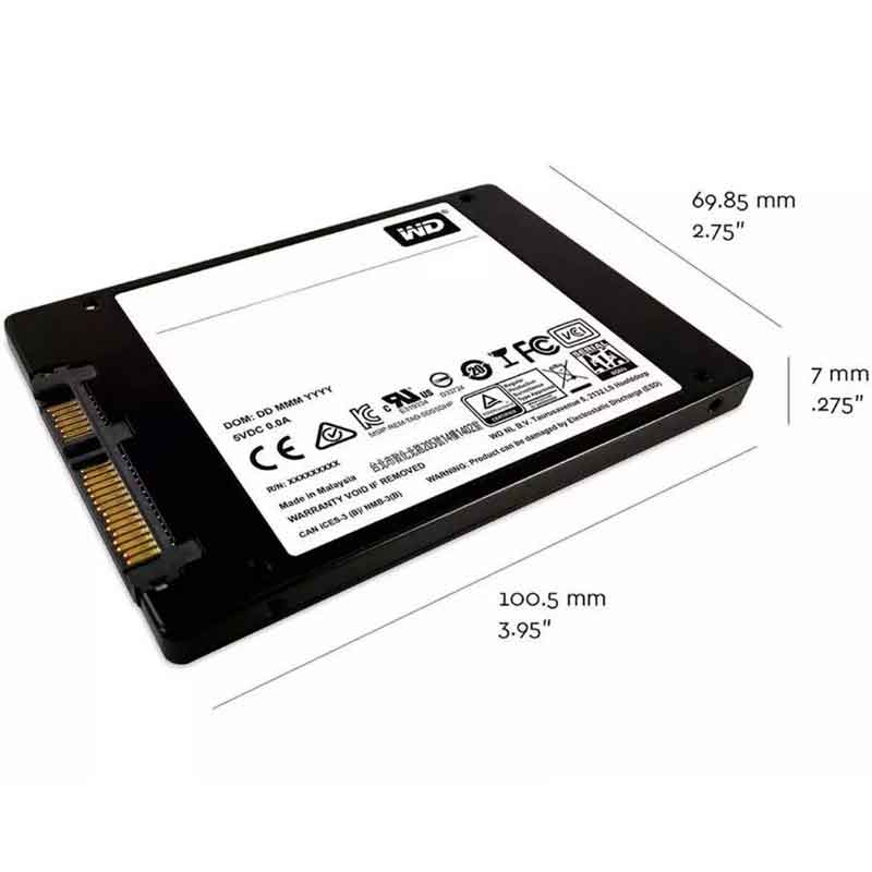 Estado Solido SSD 240GB Western Digital Green Laptop PC 2.5 WDS240G2G0A