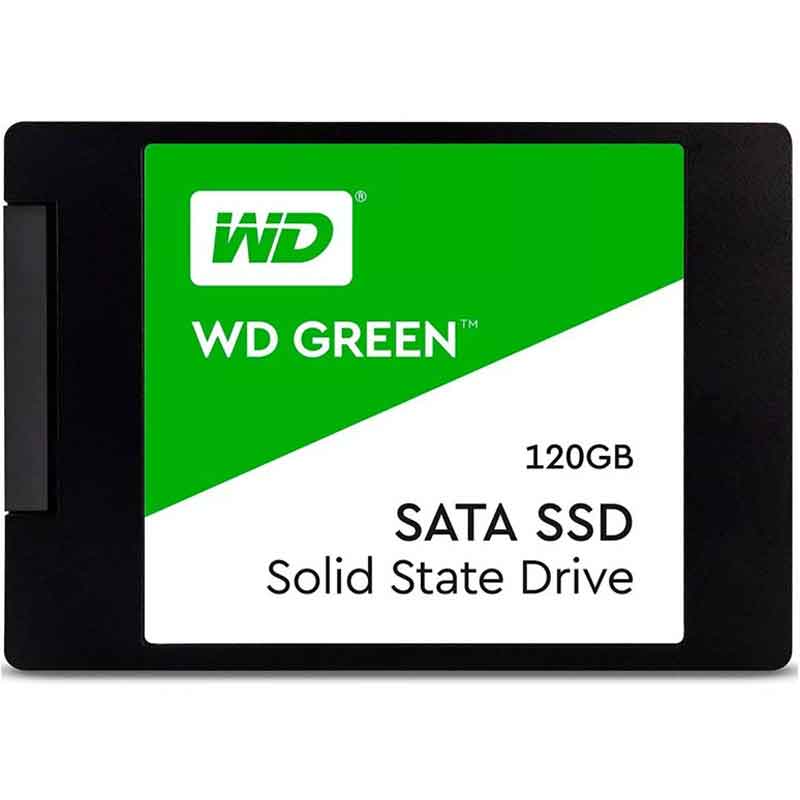 Unidad de Estado Solido SSD 2.5 120GB WESTERN DIGITAL Green SATA III 545/430 MB/s WDS120G2G0A 