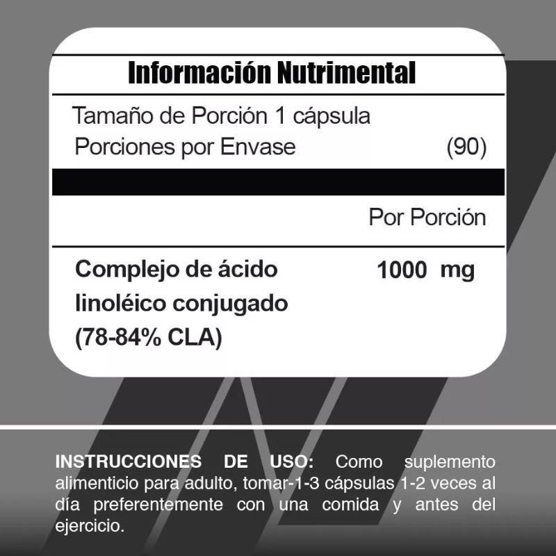 Cla Meta Nutrition Cla+ Contenido 90 Softgels - 90 Porciones