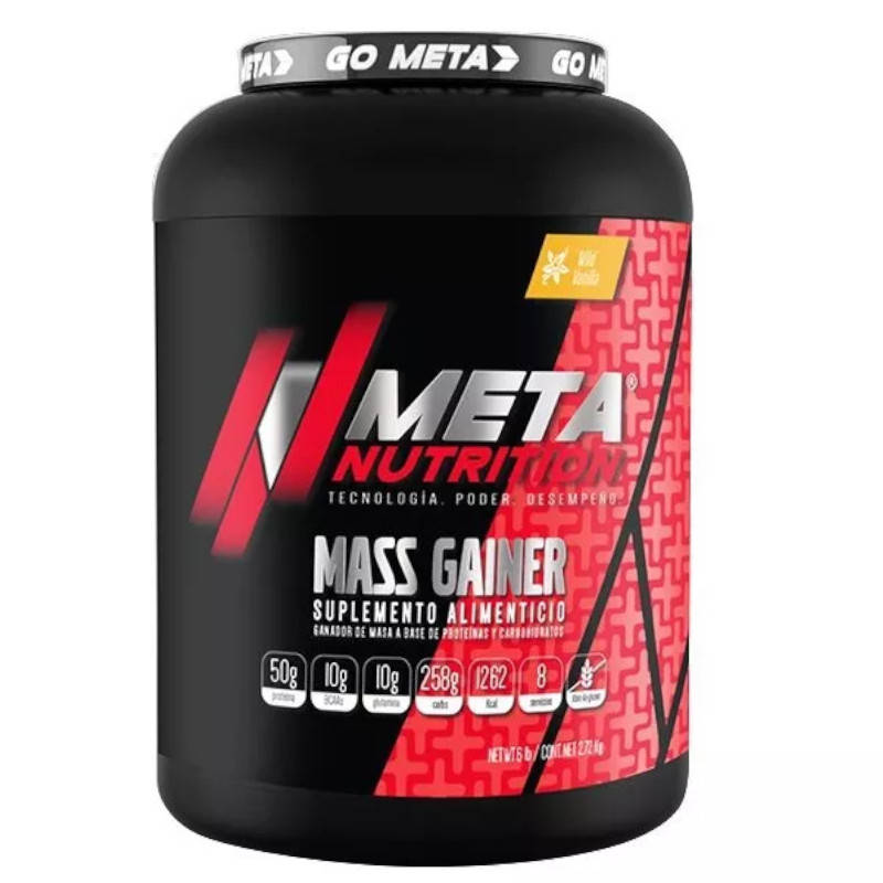 Proteina Meta Nutrition Ganador Mass Gainer 6 Libras 2.7 Kg