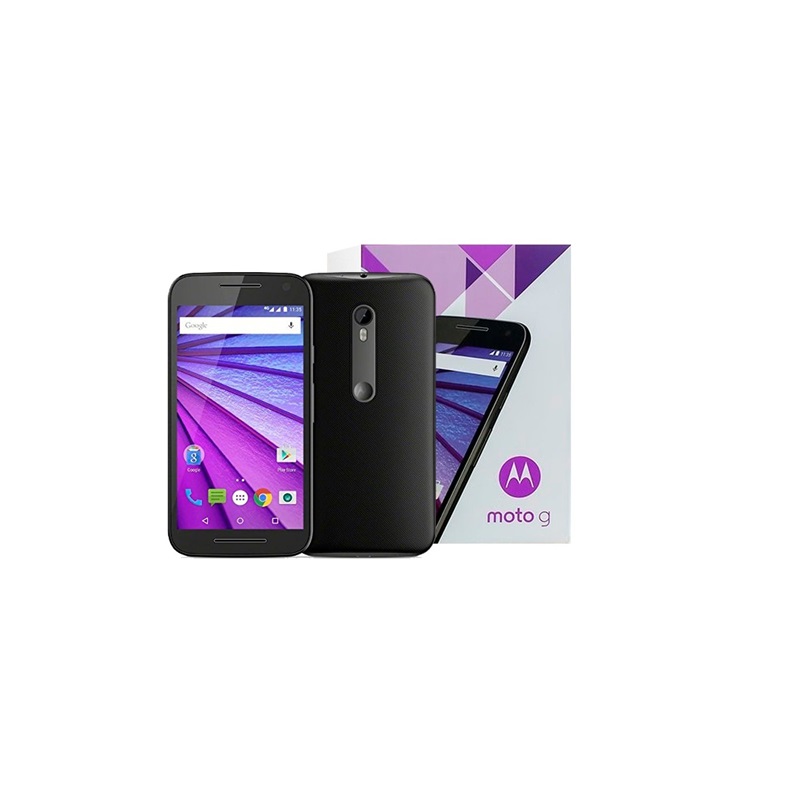 CELULAR MOTOROLA MOTO G3 8GB NEGRO + DIADEMA 