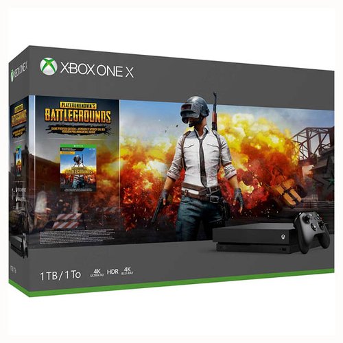 Consola Xbox One X de 1TB y juego PlayerUnknown's Battlegrounds (PUBG)