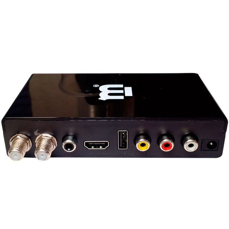 Decodificador De Tv Hdmi Usb Blackpcs E020plast-bl Coaxial