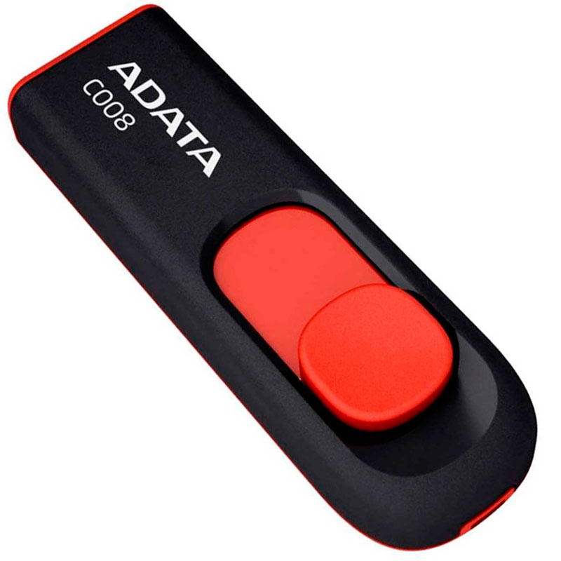 Memoria USB 16GB ADATA C008 2.0 Retractil Flash Drive AC008-16G-RK