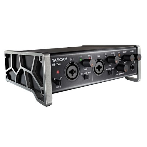 Interface de Audio Tascam US2x2 Dos Canales Puerto MIDI Negro