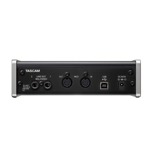 Interface de Audio Tascam US2x2 Dos Canales Puerto MIDI Negro