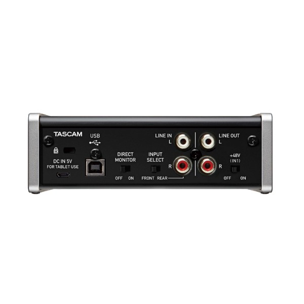 Interface de Audio Tascam US1x2 Dos Salidas Una Entrada Negro