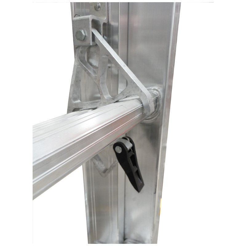 Escalera Extension Aluminio 20 Escalones Nivelador Werner 