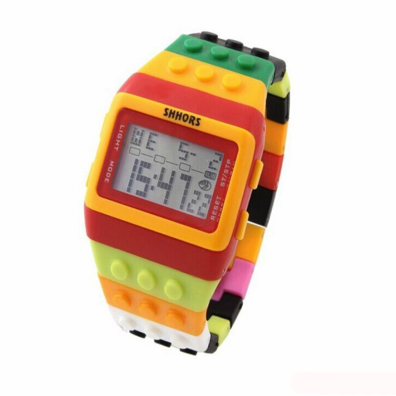 Relojes Lego Color Rojo/Amarillo/Rojo Hombre Mujer Unisex BYTESHOP