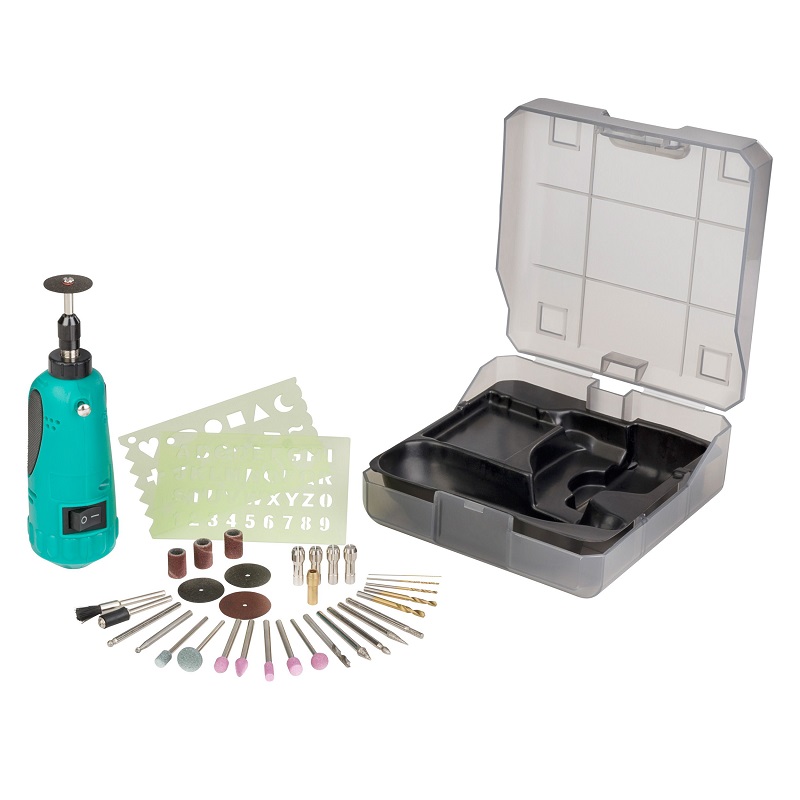 Mini Taladro Multiusos 21 Accesorios Herramientas Steren