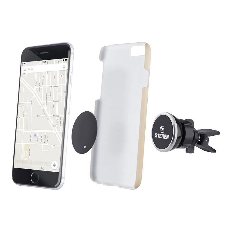 Soporte Magnético Celular Pinza Ventilas Auto Base Steren