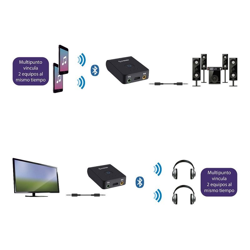 Transmisor Receptor Audio Bluetooth Multipunto Steren