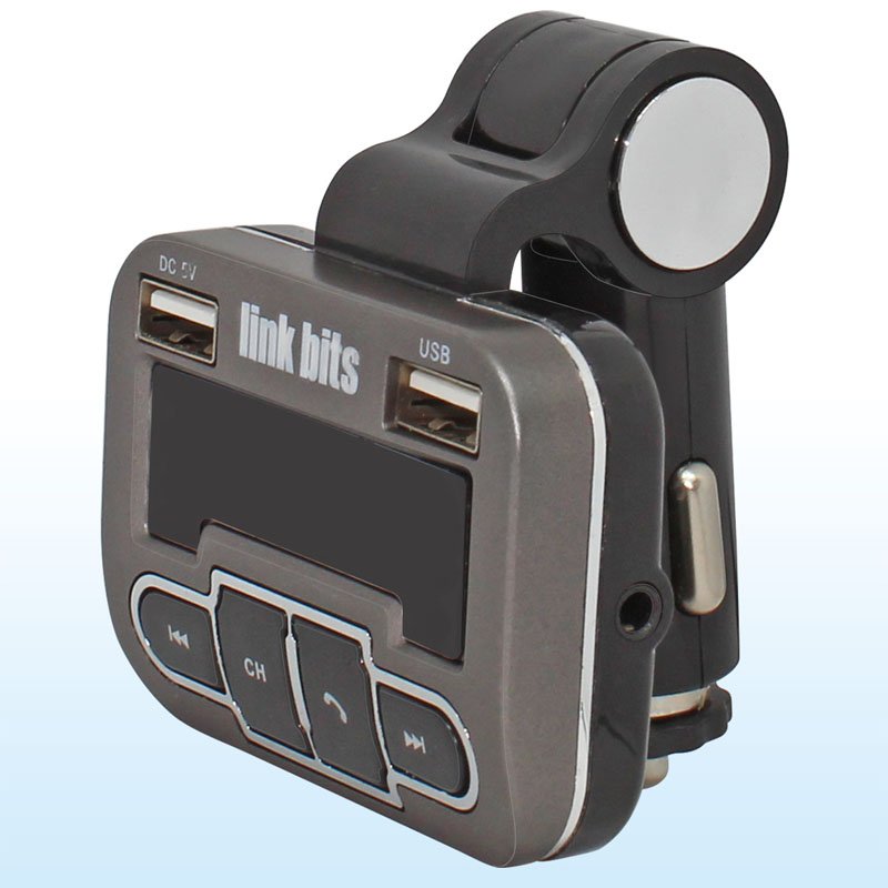Transmisor Fm Bluetooth Mp3 Doble Usb Con Control Automóvil