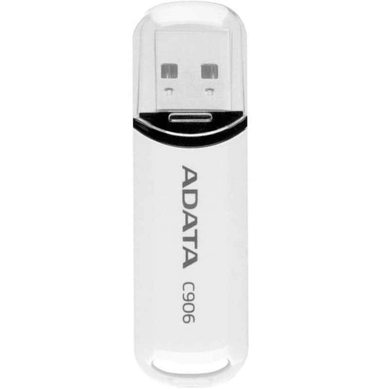 Memoria USB 32GB ADATA C906 2.0 Flash Drive Blanco AC906-32G-RWH 