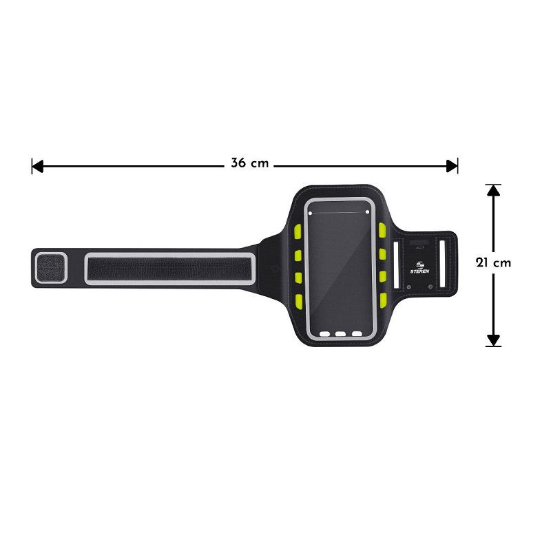 Soporte Porta Smartphone Luz Led Brazo Celular Sport Steren