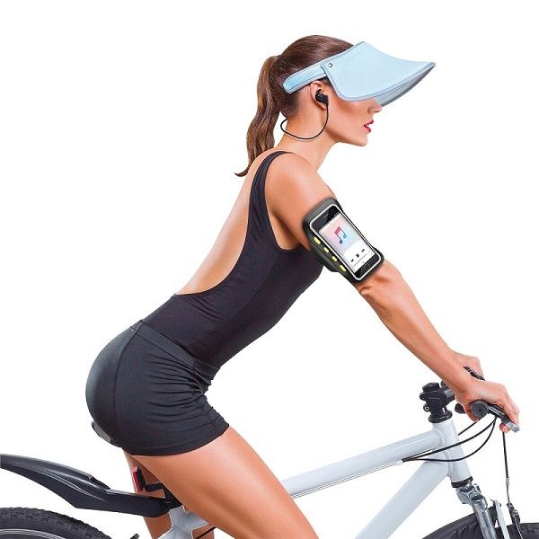 Soporte Porta Smartphone Luz Led Brazo Celular Sport Steren