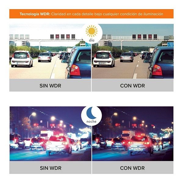 Cámara Autos Grabador Full HD WDR Seguridad Steren