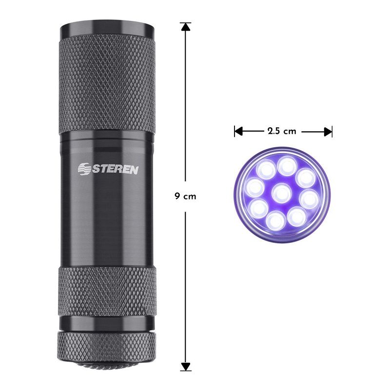 Mini Linterna Luz Uv Detector Billetes Falsos Steren