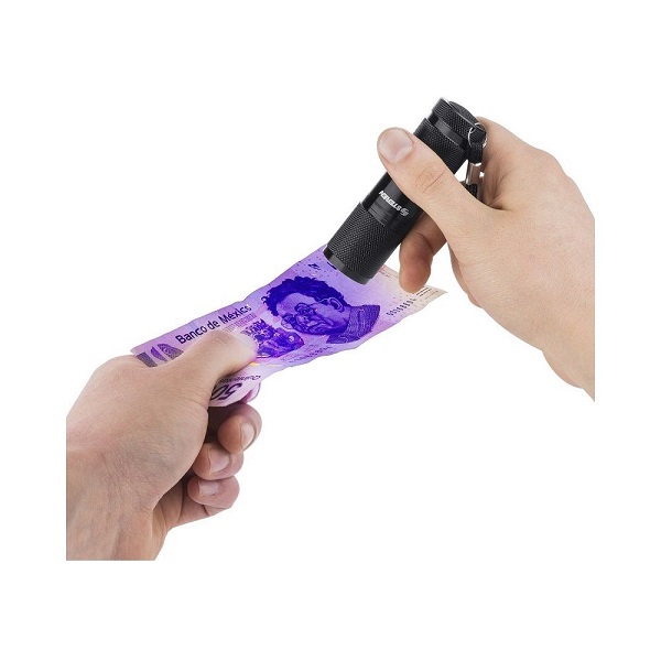 Mini Linterna Luz Uv Detector Billetes Falsos Steren