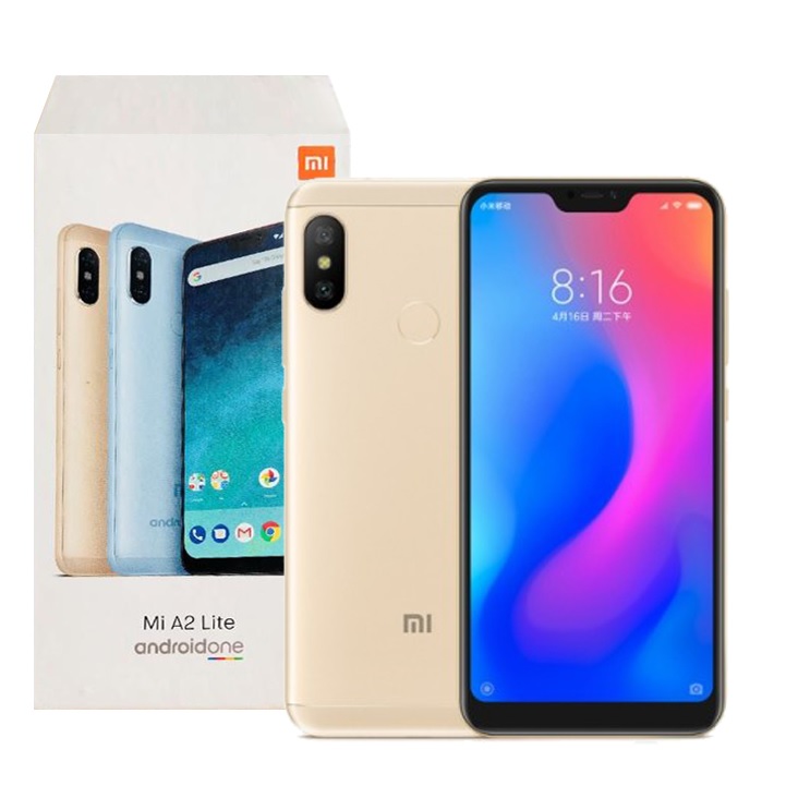 Celular Xiaomi Mi A2 Lite 64GB RAM 4GB  Dual Sim 5.84 pulgadas 12 MP Desbloqueado DORADO