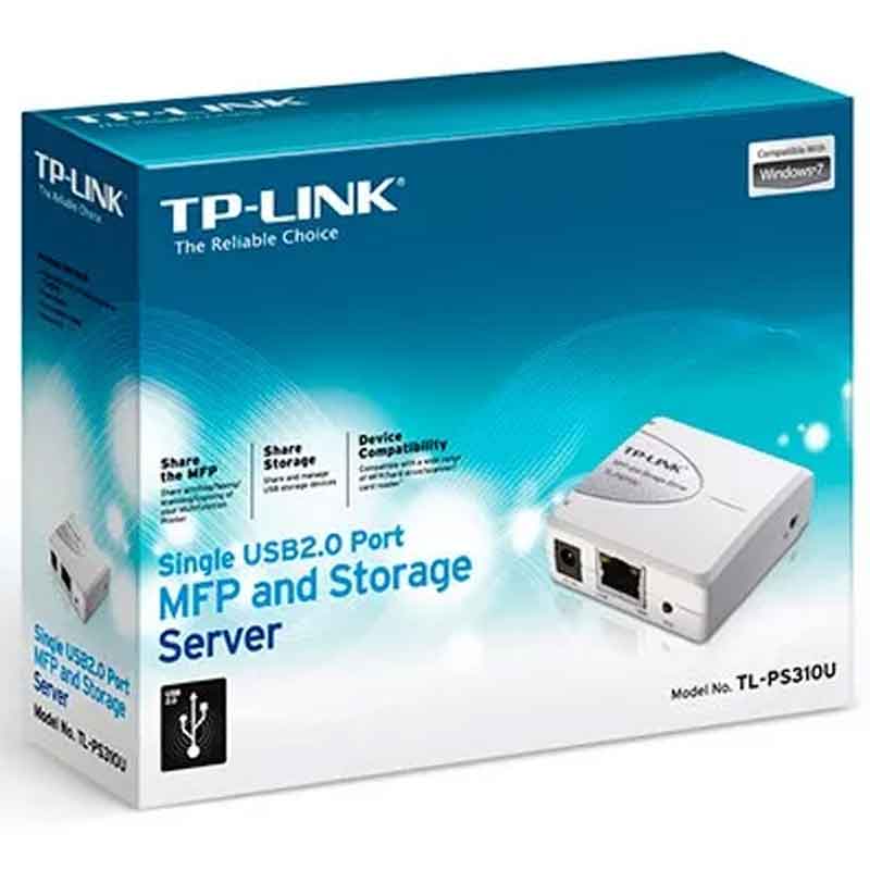 TP-LINK Print Server USB 2.0, 10/100 BASE-T TL-PS310U
