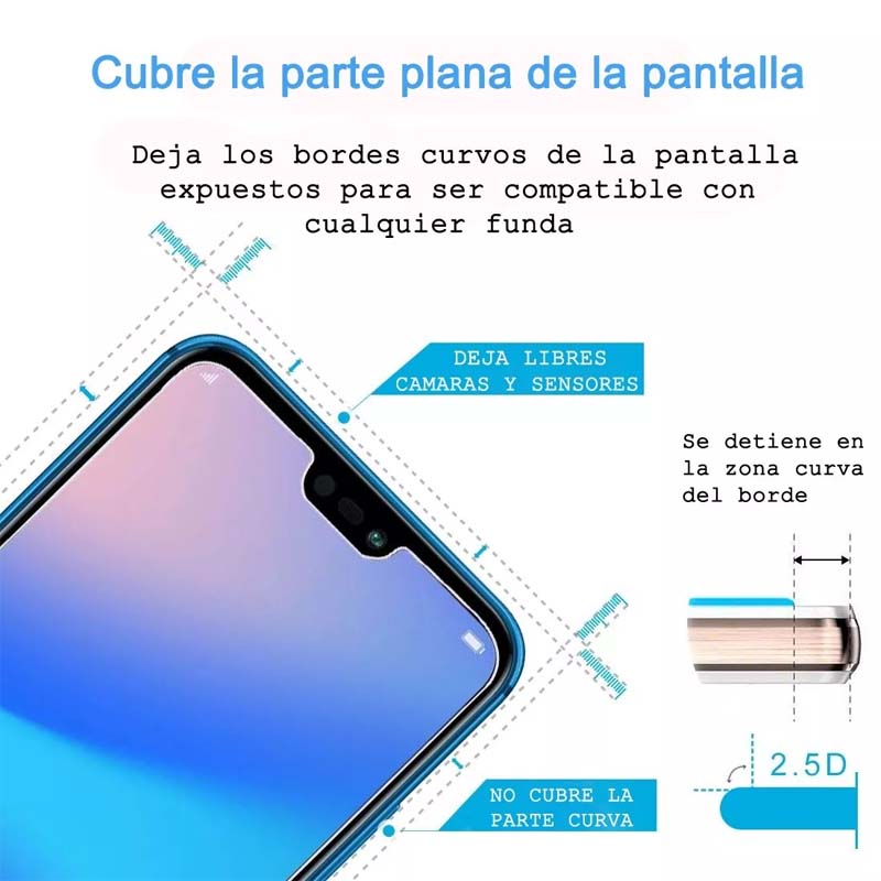 Funda Tpu Carbon Protector Huawei P20 Pro Clt-l04 + Cristal 