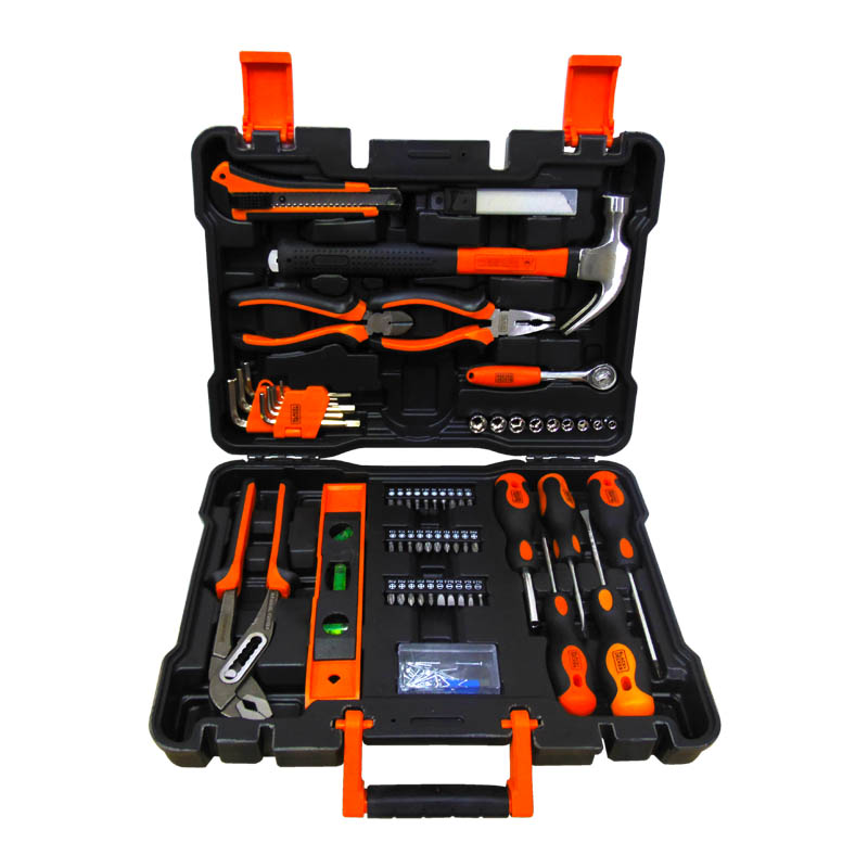 Juego de 153 Herramientas y Acc Portafolio para Hogar B&D