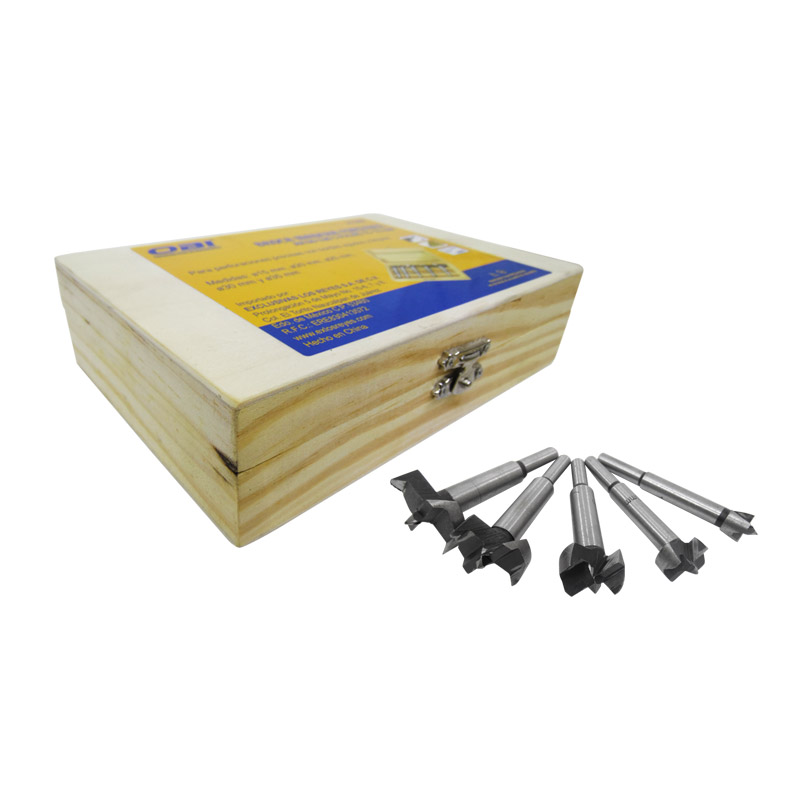 Juego De 5 Brocas Para Madera Forstner Taladro O Router Obi